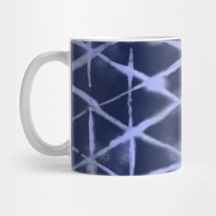 Shibori Diamond Geometric Mug